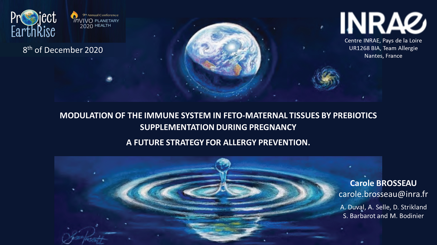 Modulation du système immunitaire dans les tissus fœto-maternels par la supplémentation en prébiotiques pendant la grossesse, une stratégie future pour la prévention des allergies
